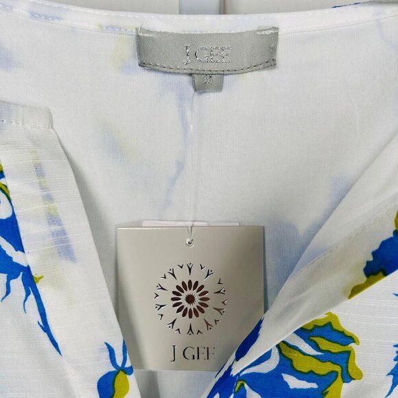 J. Gee Size 3X Maxi Dress Floral Beach Swim Summer Wedding Coastal - Picture 6 of 8